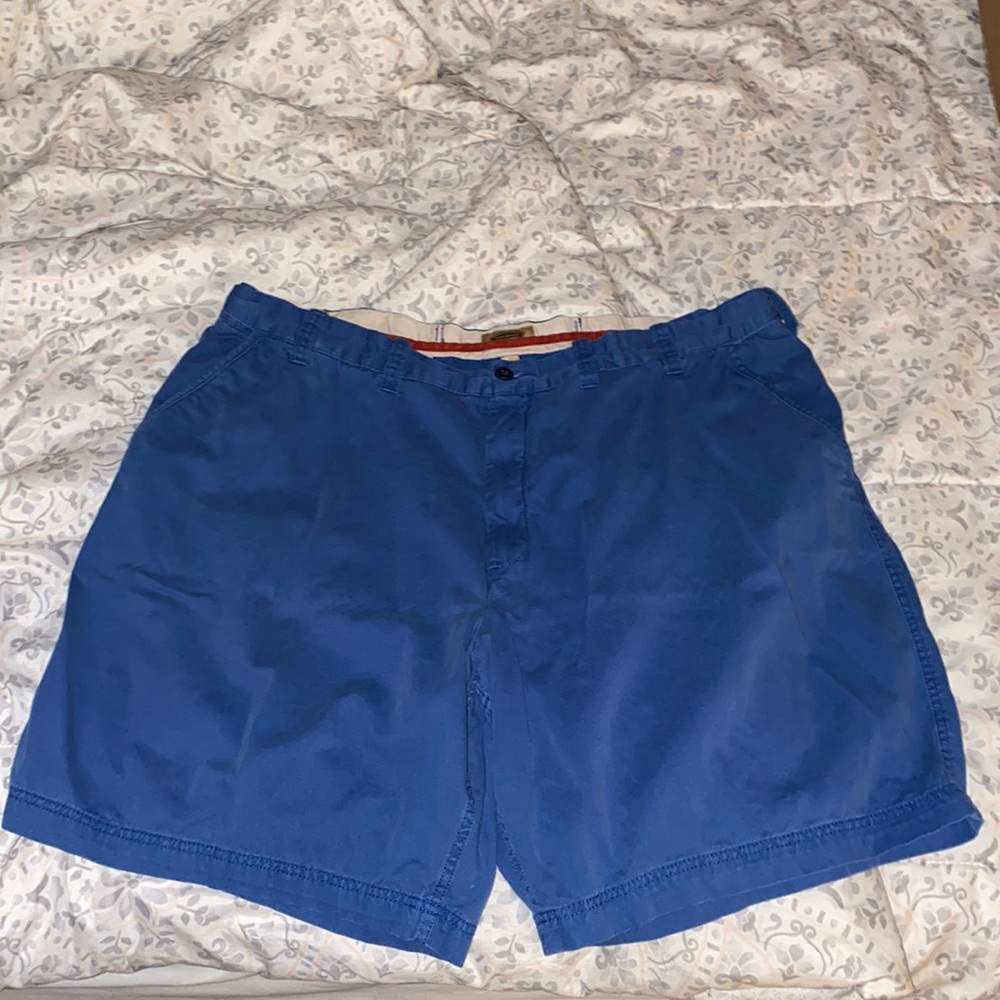 Mens flat front shorts